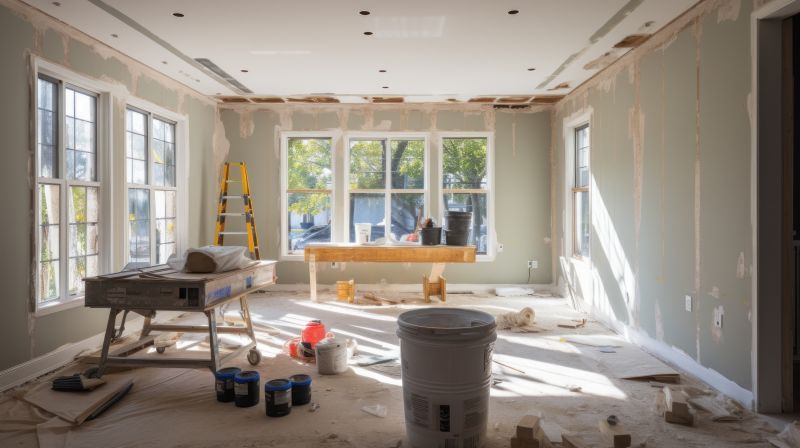 Bedroom Drywall Installation in Conroe, TX
