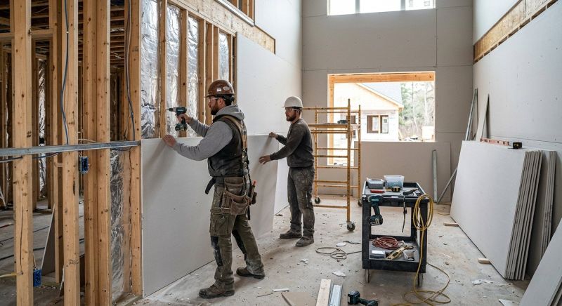 Bedroom Drywall Installation in Olathe, KS