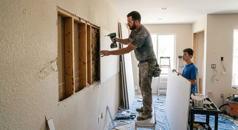 House Drywall Installation in Overland Park, KS
